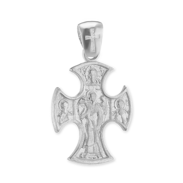 ITI NYC Byzantine Cross Pendant in Sterling Silver