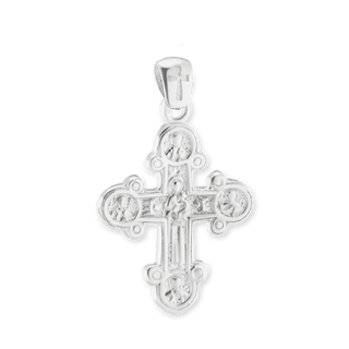 ITI NYC Byzantine Cross Pendant in Sterling Silver