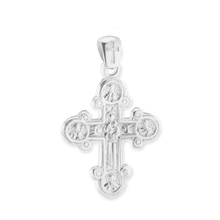 Load image into Gallery viewer, ITI NYC Byzantine Cross Pendant in Sterling Silver
