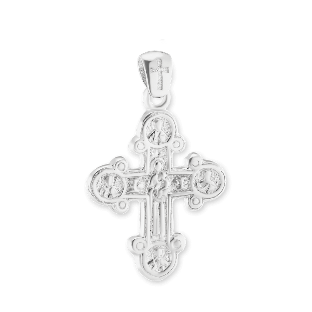 ITI NYC Byzantine Cross Pendant in Sterling Silver