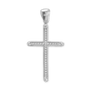 ITI NYC Classic Cross Pendant with Cubic Zirconia in Sterling Silver