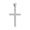 ITI NYC Classic Cross Pendant with Cubic Zirconia in Sterling Silver