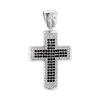 ITI NYC Classic Cross Pendant with Cubic Zirconia in Sterling Silver