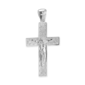 ITI NYC Classic Crucifix Pendant in Sterling Silver