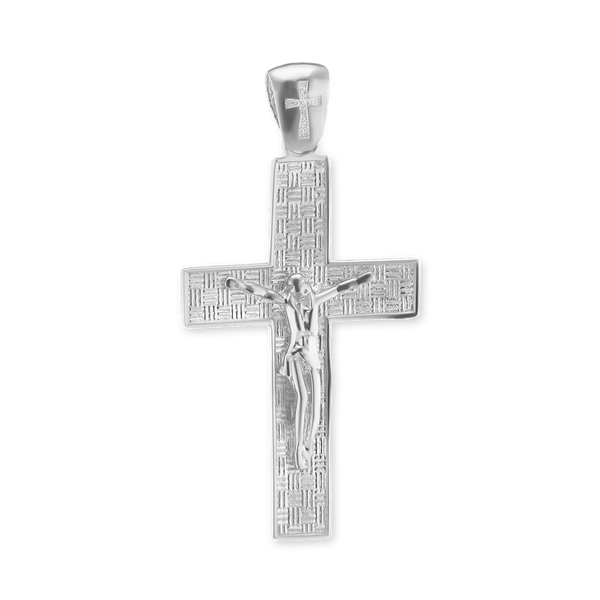 ITI NYC Classic Crucifix Pendant in Sterling Silver