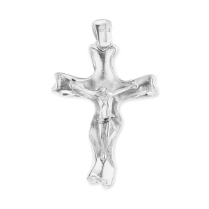 ITI NYC Freeform Crucifix Pendant in Sterling Silver