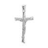 ITI NYC Freeform Crucifix Pendant in Sterling Silver