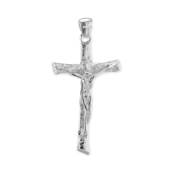 ITI NYC Freeform Crucifix Pendant in Sterling Silver