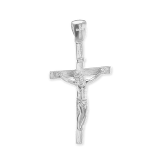 ITI NYC Freeform Crucifix Pendant in Sterling Silver