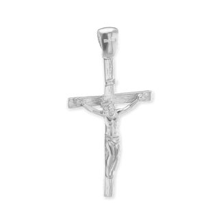 ITI NYC Freeform Crucifix Pendant in Sterling Silver