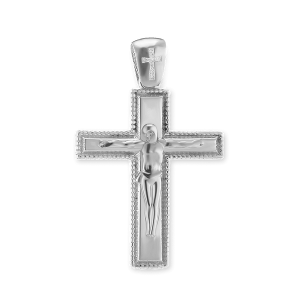 ITI NYC Classic Crucifix Pendant in Sterling Silver