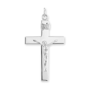 ITI NYC Classic Crucifix Pendant in Sterling Silver