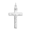 ITI NYC Classic Crucifix Pendant in Sterling Silver