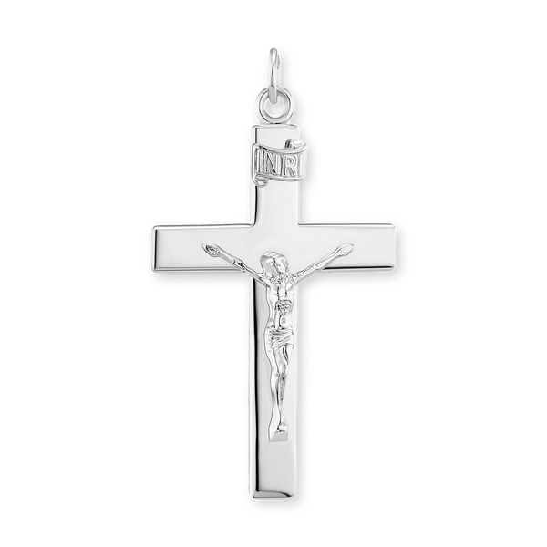 ITI NYC Classic Crucifix Pendant in Sterling Silver