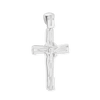 ITI NYC Freeform Crucifix Pendant in Sterling Silver