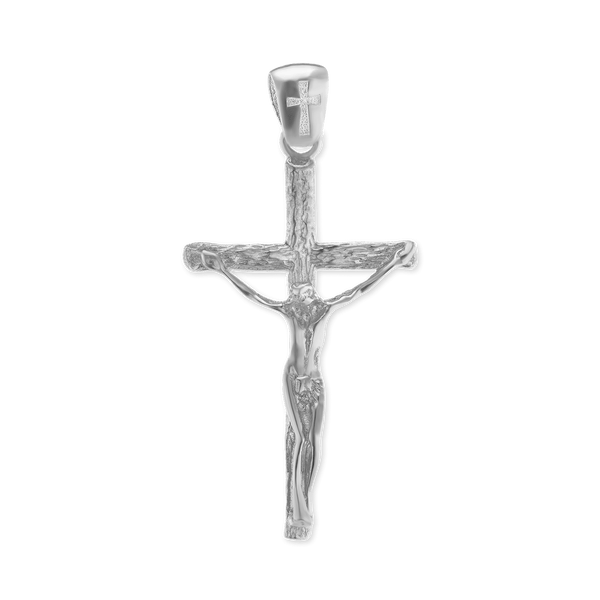 ITI NYC Freeform Crucifix Pendant in Sterling Silver