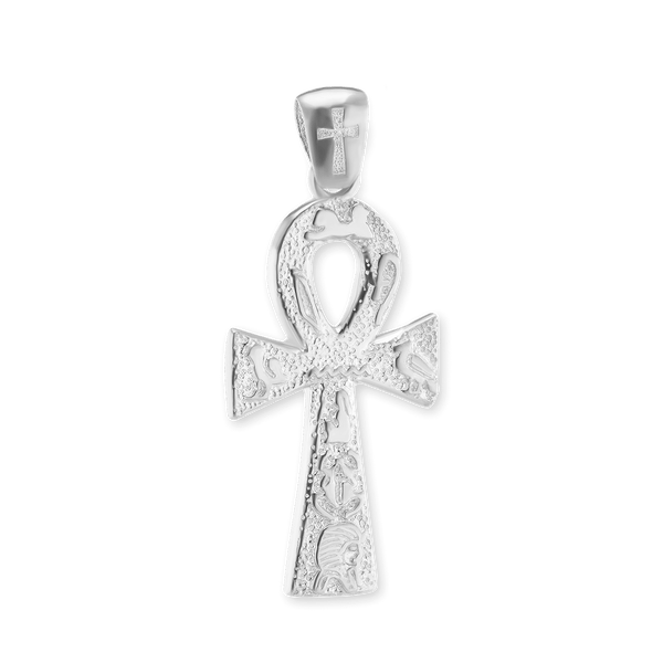 ITI NYC Ankh Cross Pendant in Sterling Silver