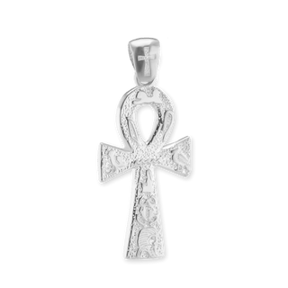 ITI NYC Ankh Cross Pendant in Sterling Silver