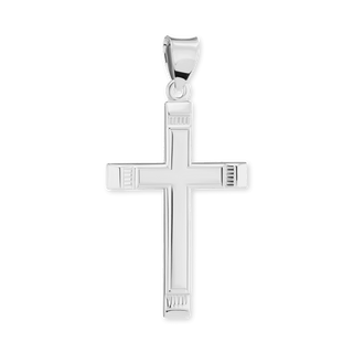 ITI NYC Classic Cross Pendant in Sterling Silver