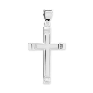 ITI NYC Classic Cross Pendant in Sterling Silver