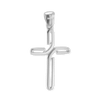 ITI NYC Bypass Cross Pendant in Sterling Silver