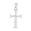 ITI NYC Fancy Flared Cross Pendant in Sterling Silver