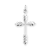 ITI NYC Wheat Cross Pendant in Sterling Silver