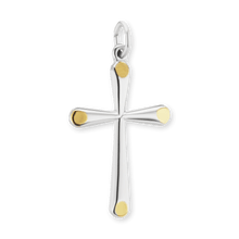 Load image into Gallery viewer, ITI NYC Passion Cross Pendant in Sterling Silver
