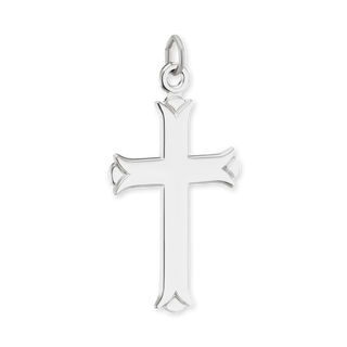 ITI NYC Trefoil Cross Pendant in Sterling Silver