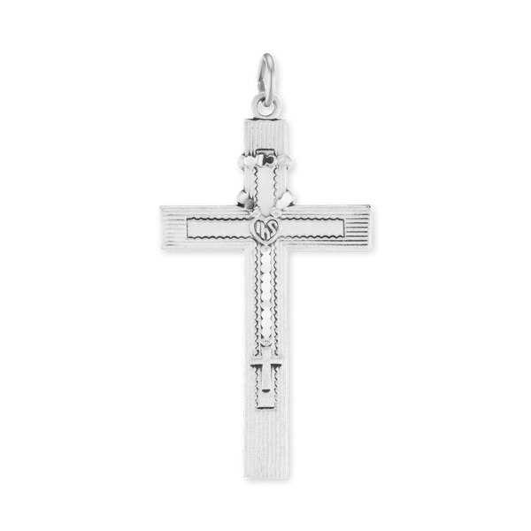 ITI NYC Classic Cross Pendant in Sterling Silver