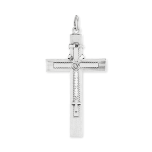 ITI NYC Classic Cross Pendant in Sterling Silver