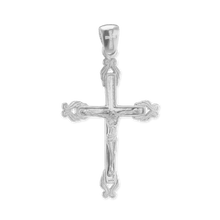 Load image into Gallery viewer, ITI NYC Ornate Crucifix Pendant in Sterling Silver
