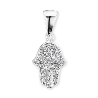 ITI NYC Hamsa Pendant in Sterling Silver