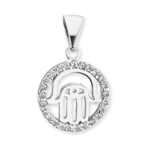 ITI NYC Hamsa Pendant in Sterling Silver