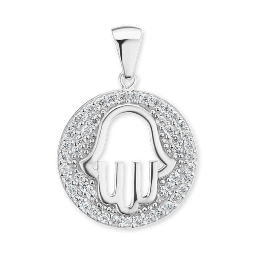 ITI NYC Hamsa Pendant in Sterling Silver