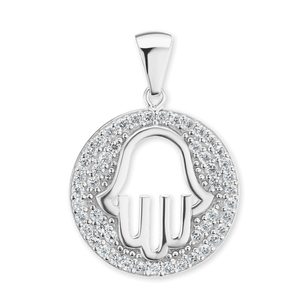 ITI NYC Hamsa Pendant in Sterling Silver