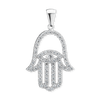 ITI NYC Hamsa Pendant with Evil Eye in Sterling Silver