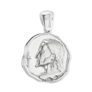 ITI NYC Resurrection Byzantine Double-Sided Pendant in Sterling Silver