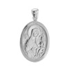 ITI NYC Madonna and Child Pendant Medallion in Sterling Silver
