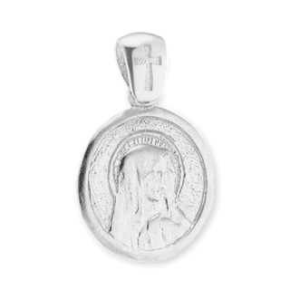 ITI NYC Madonna Pendant Medallion in Sterling Silver