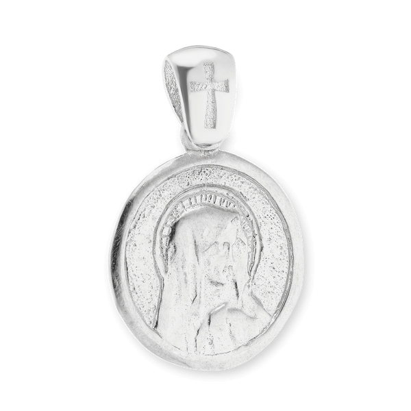 ITI NYC Madonna Pendant Medallion in Sterling Silver