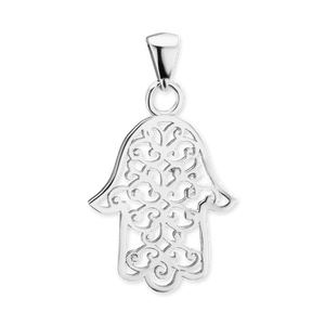 ITI NYC Hamsa Filigree Pendant in Sterling Silver