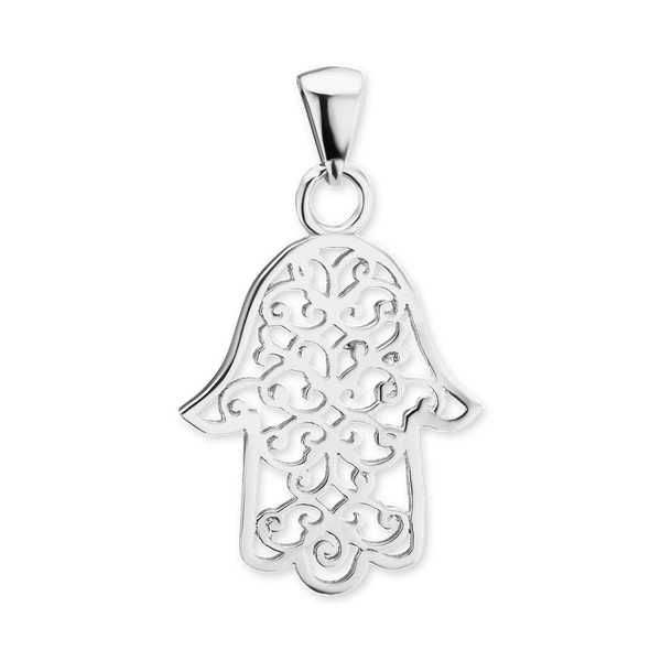 ITI NYC Hamsa Filigree Pendant in Sterling Silver