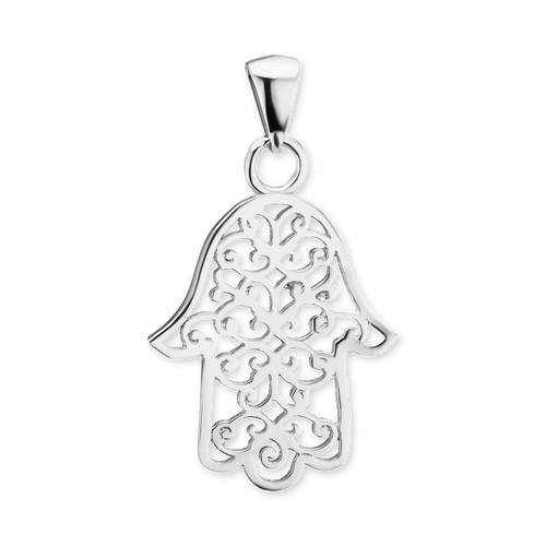 ITI NYC Hamsa Filigree Pendant in Sterling Silver