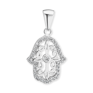 ITI NYC Hamsa Filigree Pendant in Sterling Silver