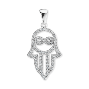 ITI NYC Hamsa Pendant in Sterling Silver