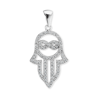 ITI NYC Hamsa Pendant in Sterling Silver