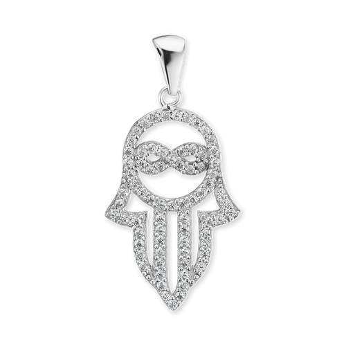 ITI NYC Hamsa Pendant in Sterling Silver