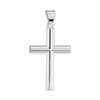 ITI NYC Tubular Cross Pendant in Sterling Silver