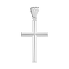 ITI NYC Tubular Cross Pendant in Sterling Silver